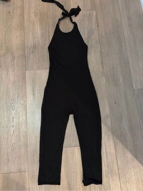 AFRM Black Halter-Neck Jumpsuit